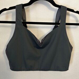 Brooks Drive Convertible Wireless Bra Black Adjustable Hi Impact Sports  36F EUC